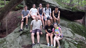 2015 REU at Pilot mountain